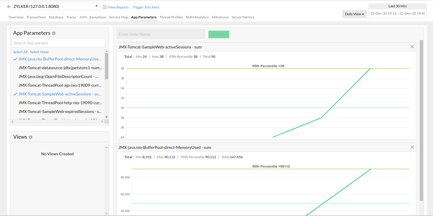 APM Insight App Parameters