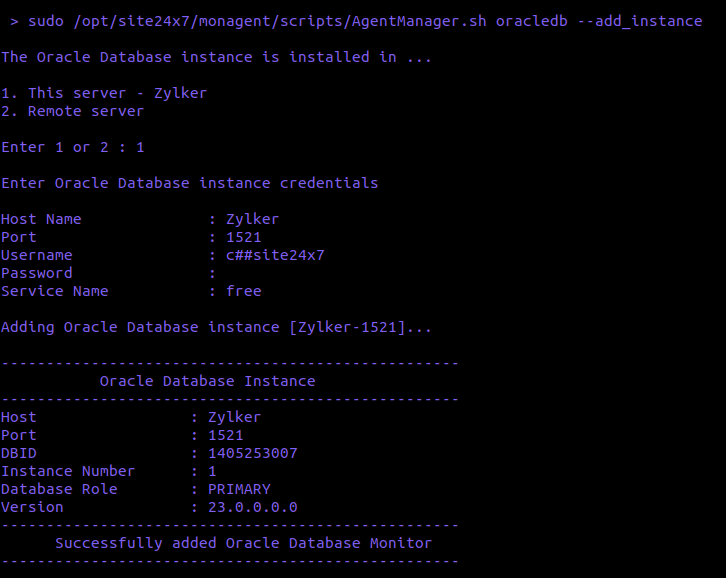 Oracle Installation